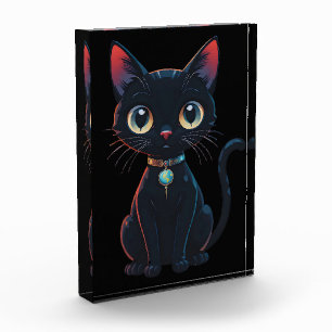 Little Black Cat - Spooky Photo Block
