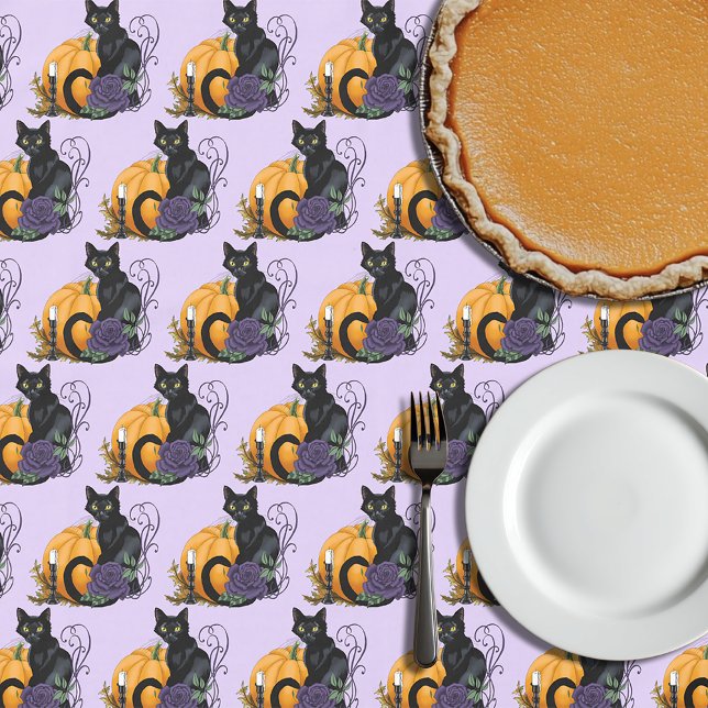 Little Black Cat Tablecloth (Creator Uploaded)