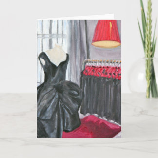 LITTLE BLACK DRESS HOLIDAY CARD