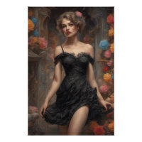  Little Black Dress Rendering - AI-Enhanced