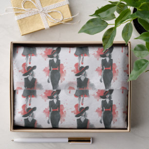 Little Black Dress Society Alcohol Ink Splash Fash Tissue Paper