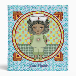 Little Black Girl Nurse Binder