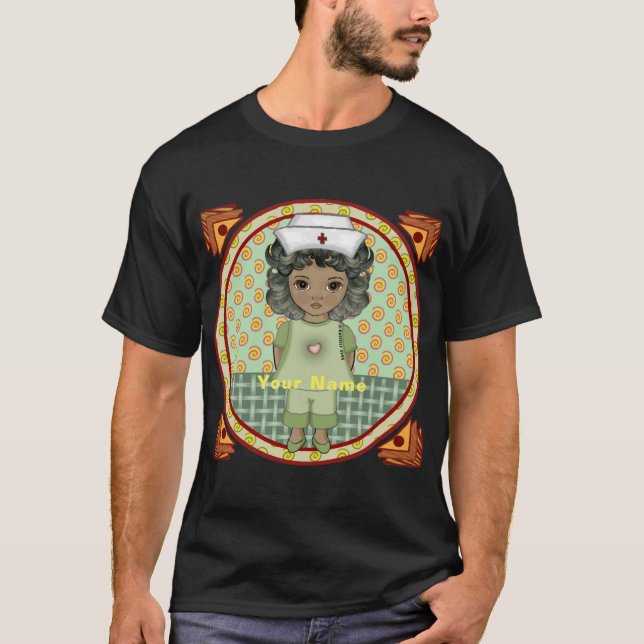 Little black girl nurse  T-Shirt (Front)