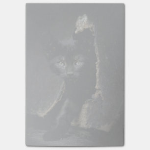 Little Black Kitty Post-it Notes