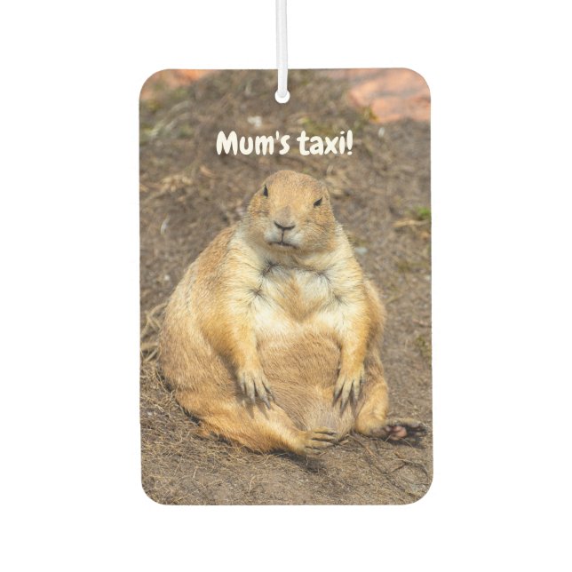 Little Black-Tailed Prairie Dog Air Freshener (Front)