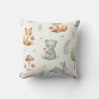 Little bloom baby throw pillow