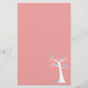 Little Blue Bird Everyday Correspondence Stationery