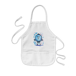 Little Blue Bird Kids' Apron Fun