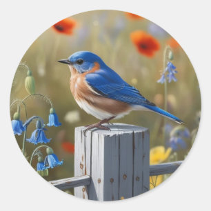 Little Blue Bird Sticker