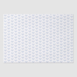 Little Blue Bow Baby Shower Boy Birthday  Tissue Paper