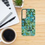 Little Blue Brunnera Flowers Floral Samsung Galaxy Case<br><div class="desc">Protect your Samsung Galaxy S22 phone with this durable phone case that features the photo image of little, blue flowers and variegated leaves of the Jack Frost Brunnera plant. A lovely, floral design! Select your phone style. NOTE: You may need to edit and adjust image as necessary when changing phone...</div>