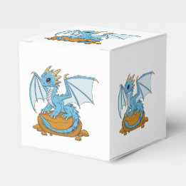 Little Blue Dragon Favor Box
