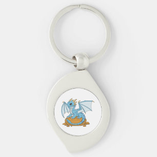 Little Blue Dragon Keychain