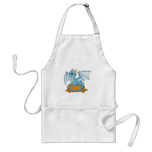 Little Blue Dragon Standard Apron