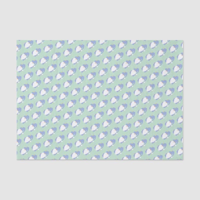 Little Blue Gnome Tissue Paper (Front)