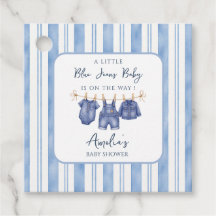 Little Blue Jean Is On The Way, Denim Baby Shower,