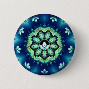 Little Blue Man 2 Inch Round Button