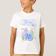 Little Blue Octopus Kids' T-Shirt