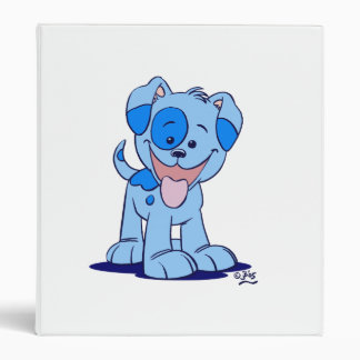 Little blue puppy Avery Binder