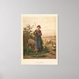 Little Bo-Peep by Bobbitt & Hopper (1867) Canvas Print