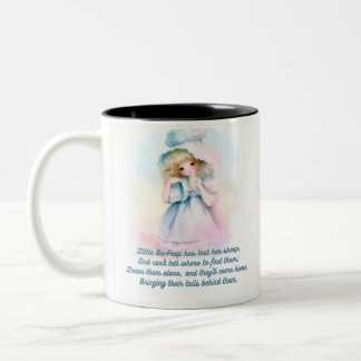 Little Bo-Peep cute Two-Tone Coffee Mug