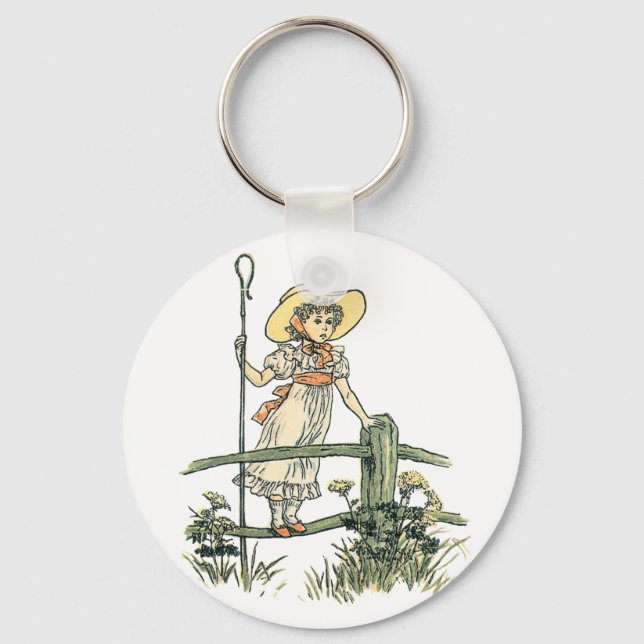 Little Bo Peep Keychain (Front)