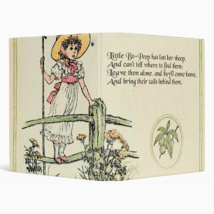 Little Bo Peep Nursery Rhyme Binder