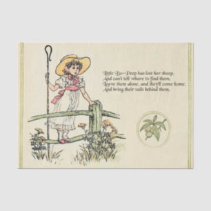 Little Bo Peep Nursery Rhyme Tissue Paper