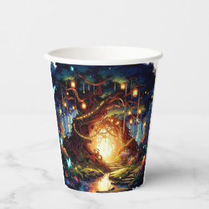  Little Boho Enchanted Forest Baby Shower Paper Cups