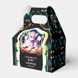  Little Boho Wolf Baby Shower Favor Box