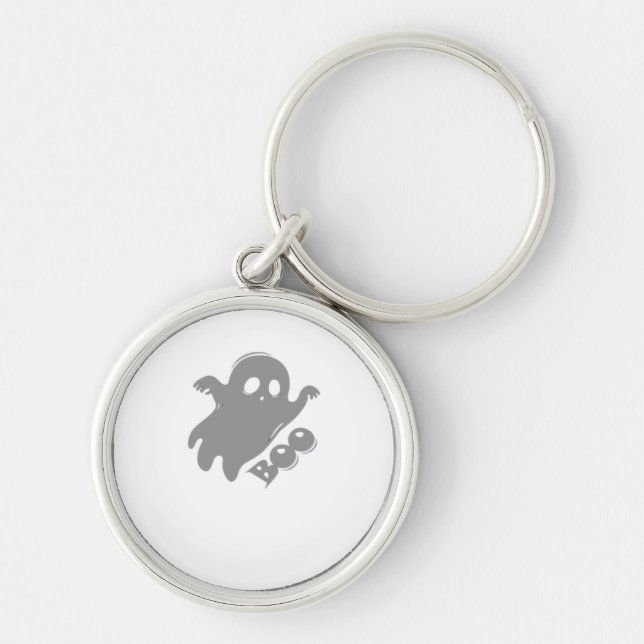 Little Boo Aesthetic Simple Keychain (Front)