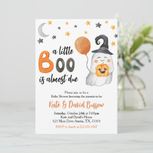 Little Boo Baby Shower Invitation