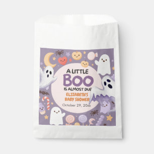 Little Boo baby shower Pumpkin Halloween  Favour Bag