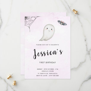 Little Boo Birthday Party Invitation