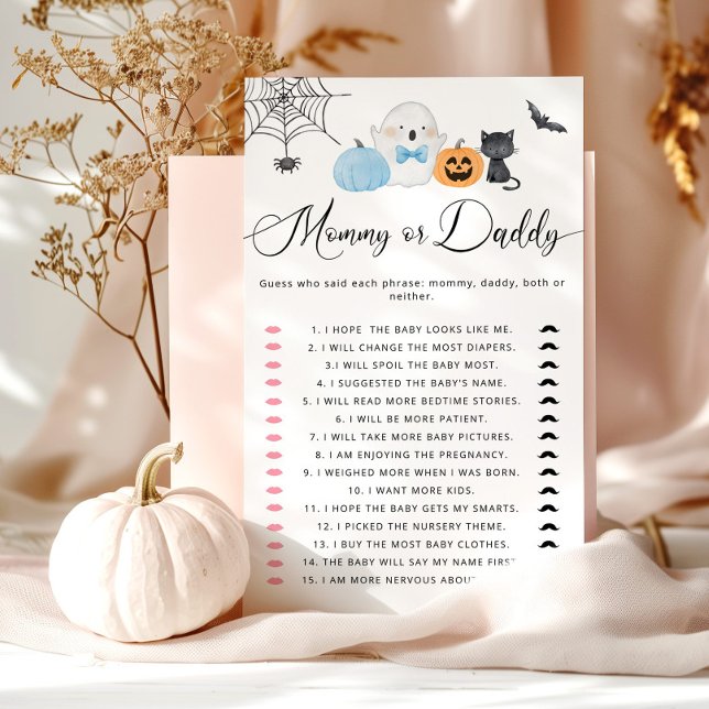 Little boo blue Halloween Mommy or Daddy game (Creator Uploaded)