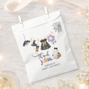 Little Boo Clothesline baby shower thank you Favour Bag