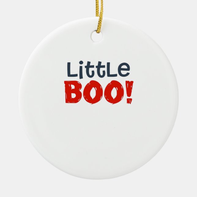 Little Boo Creative Casual Ceramic Ornament (Front)