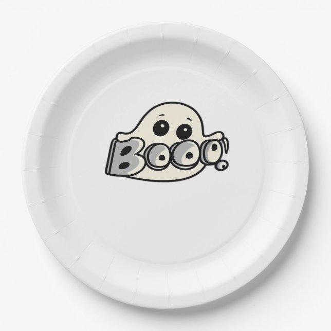 Little Boo Creative Casual Paper Plate (Front)