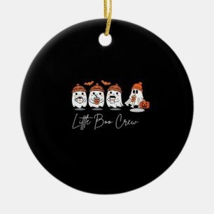 Little Boo Crew Minimal Clean Design Ceramic Ornament