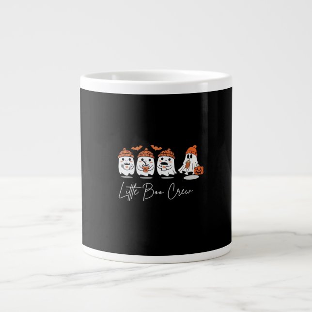 Little Boo Crew Minimal Clean Large Coffee Mug (Front)