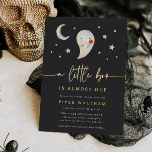 Little Boo Cute Halloween Baby Shower Gold