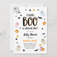 Little Boo Cute Halloween Cute Ghost Baby Shower
