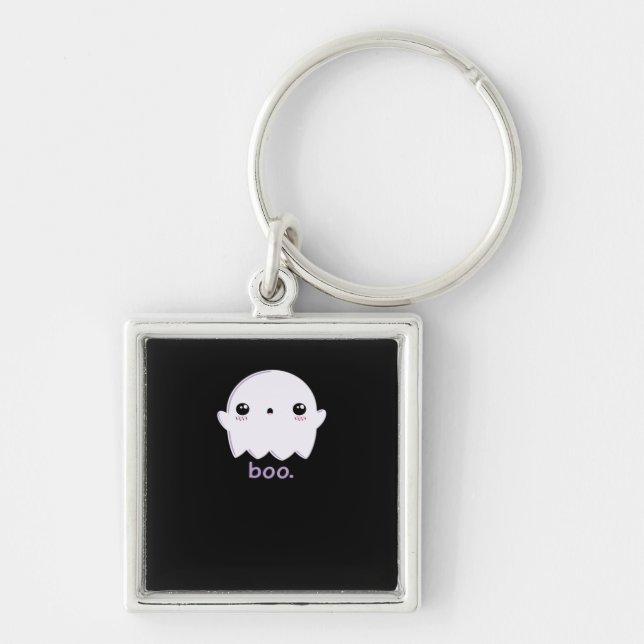 Little Boo Cute Halloween Keychain (Front)