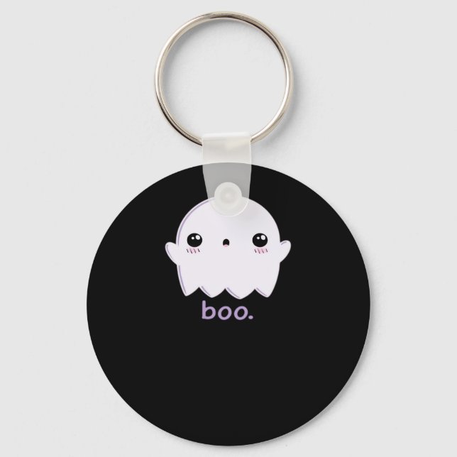 Little Boo Cute Halloween Keychain (Front)
