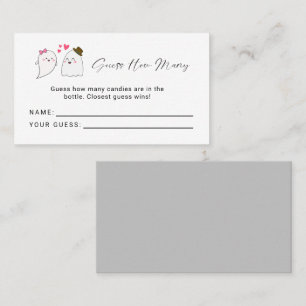 Little Boo Ghost Baby Shower Guess How Many Game Place Card