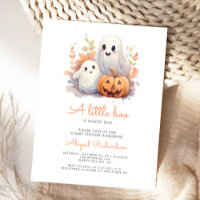 Little Boo Ghosts Pumpkin Fall Baby Shower