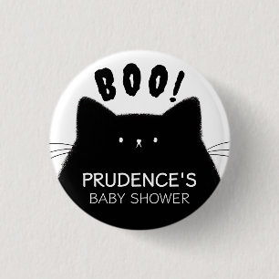 Little Boo Halloween Baby Shower 1 Inch Round Button