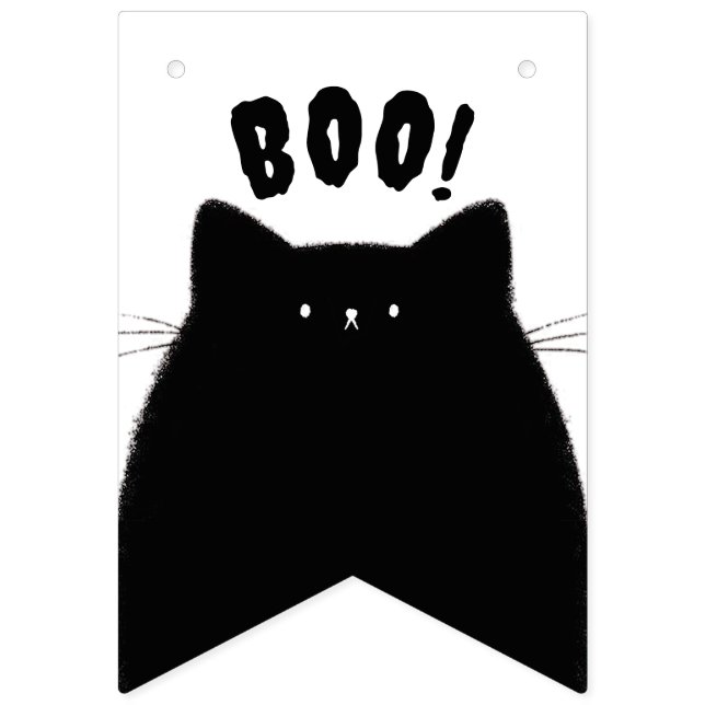 Little Boo Halloween Baby Shower Bunting Flags (Fourteenth Flag)