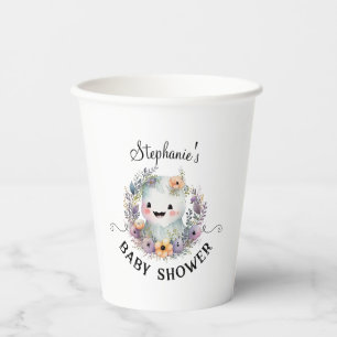 Little Boo Halloween Baby Shower Decor Paper Cups