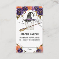 Little Boo Halloween Baby Shower Diaper Raffle